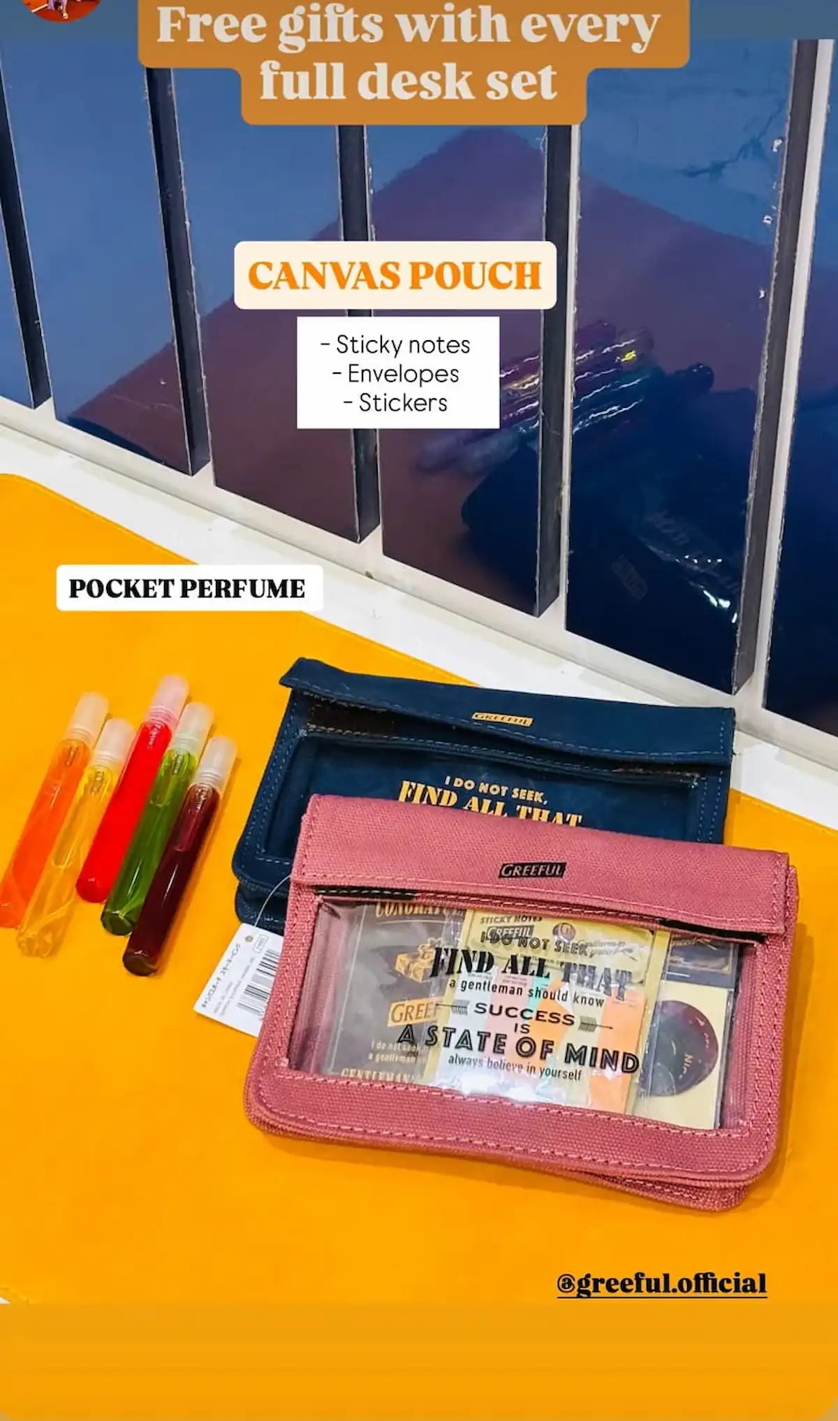 Premium 6-Pc PU Leather Desk Organizer Set with Free Gifts