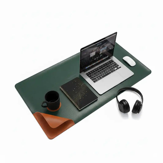 Reversible PU Leather Desk Mat | Waterproof & Stylish Desk Pad