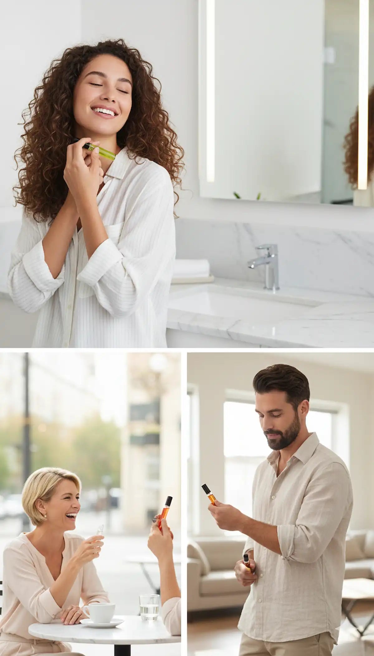 Colourful Pocket Perfume pack of 5 Unisex, Long-Lasting Travel Fragrance