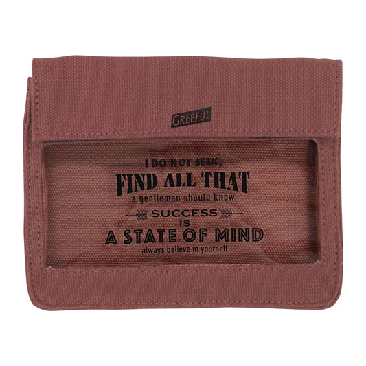 Stylish Transparent Canvas Organizer Pouch | Quick Find