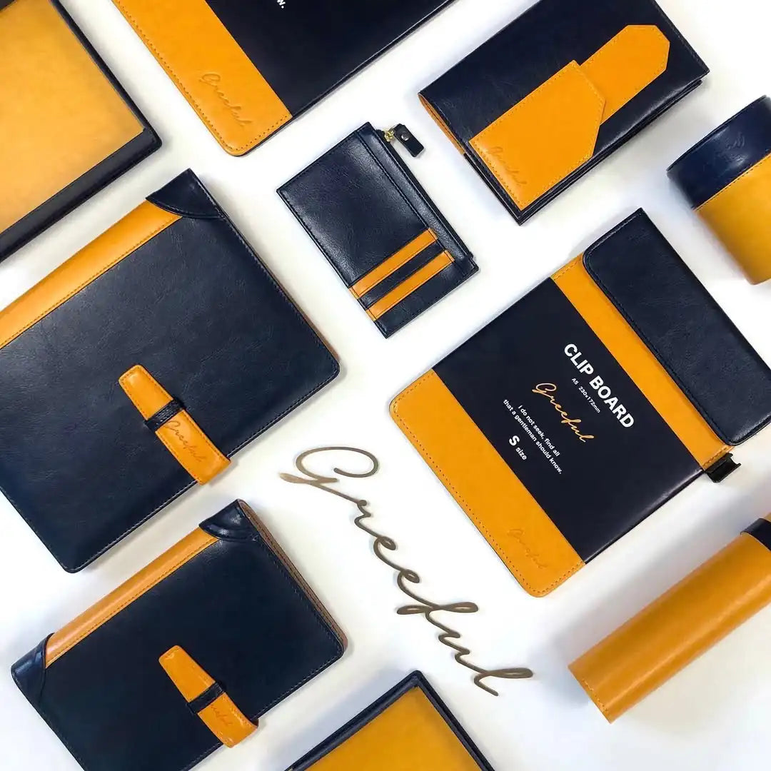 Double Face PU Leather Desk Accessories + Free Gifts 🎁