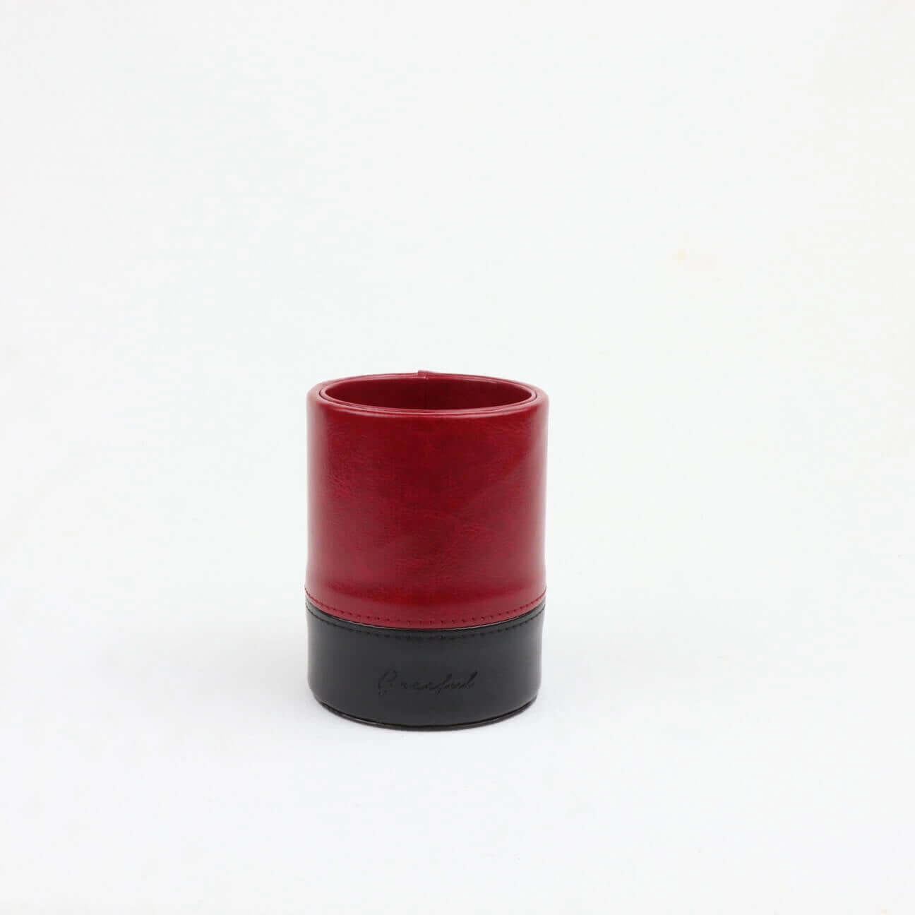 Greeful Double Face PU leather Pen Holder