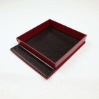 Premium PU Leather Valet Tray – Modern Desk & Office Organizer