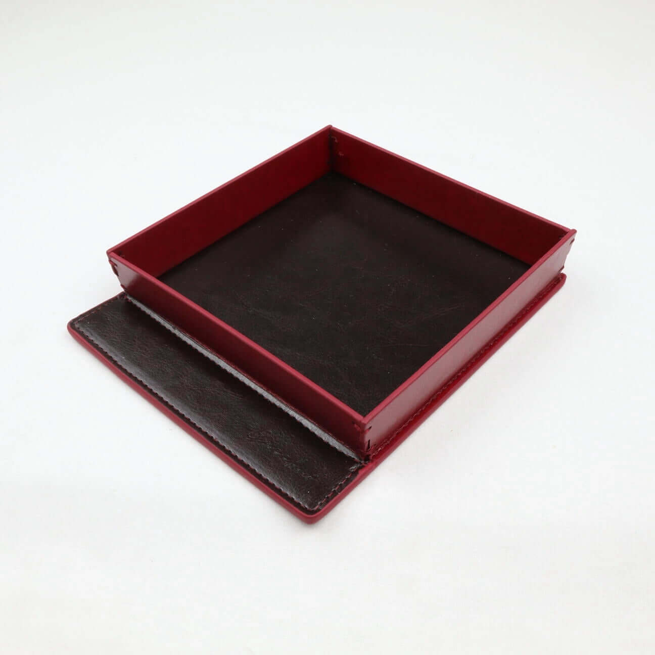 Premium PU Leather Valet Tray – Modern Desk & Office Organizer