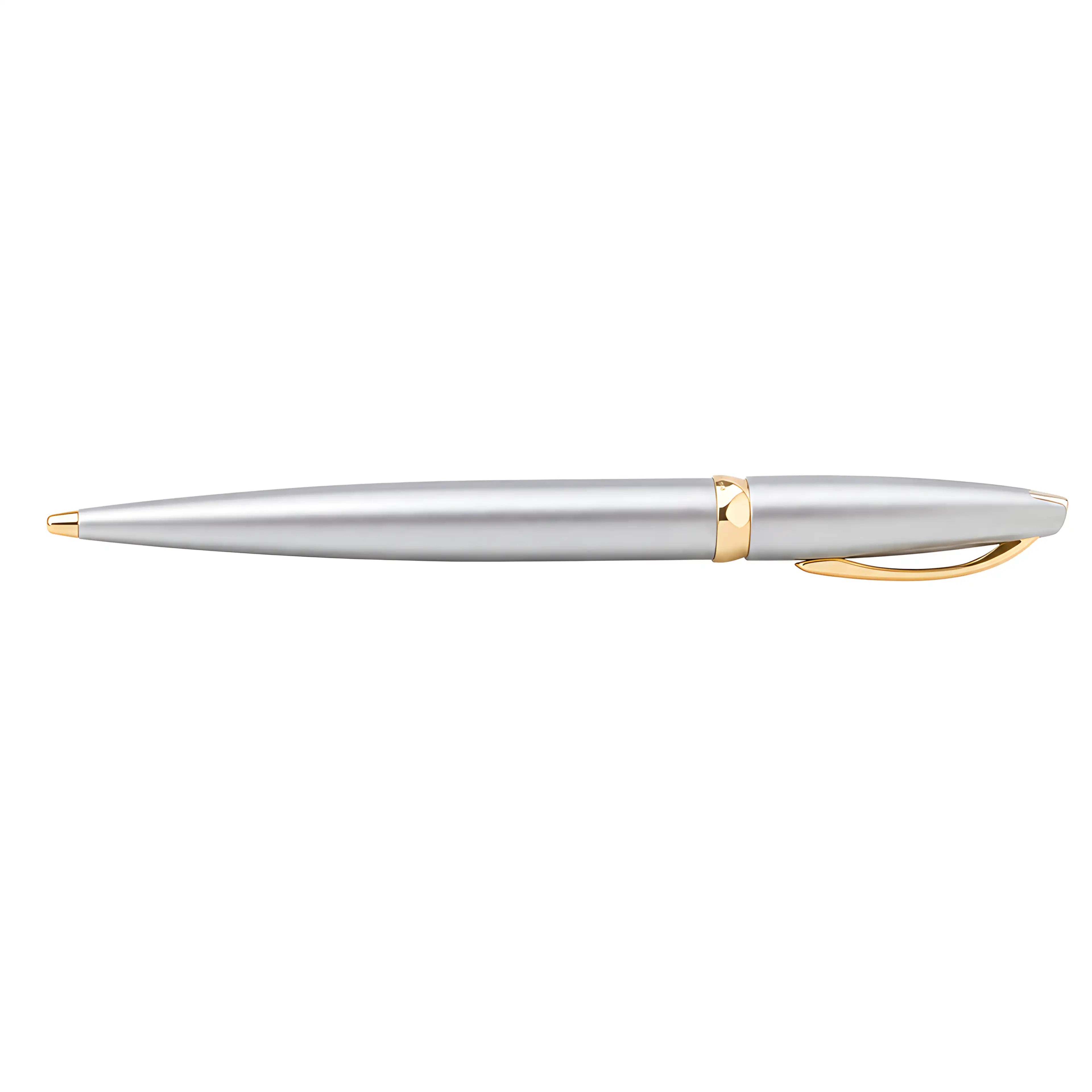 Stainless Steel Gold Ball Pen | Premium Executive Writing Instrument
