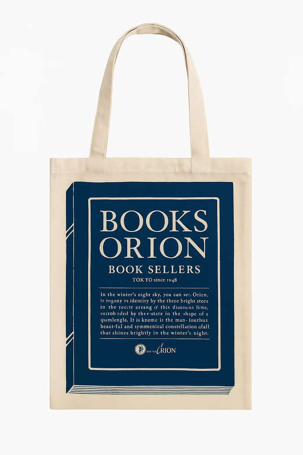 BOOKS ORION Canvas Tote Bags (5-Pack) | Eco-Friendly & Durable