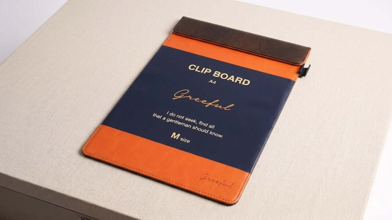 A4 PU Leather Magnetic Clipboard | Professional Organize