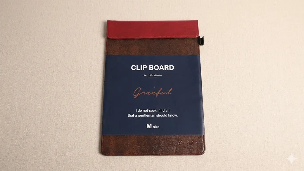 A4 PU Leather Magnetic Clipboard | Professional Organize