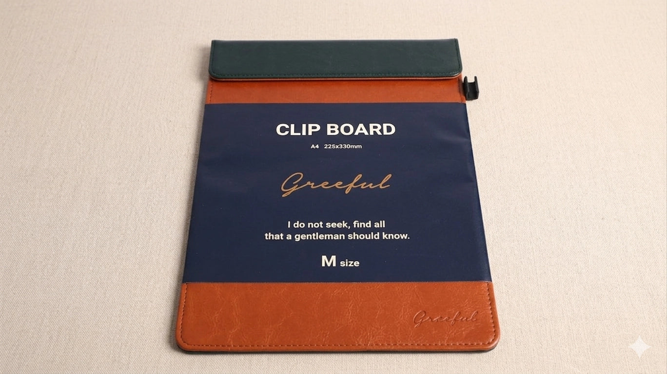 A4 PU Leather Magnetic Clipboard | Professional Organize