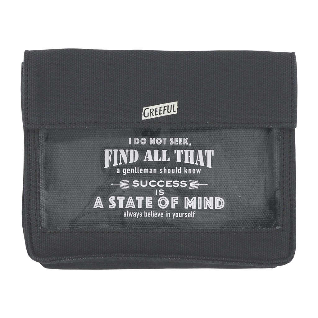 Stylish Transparent Canvas Organizer Pouch | Quick Find