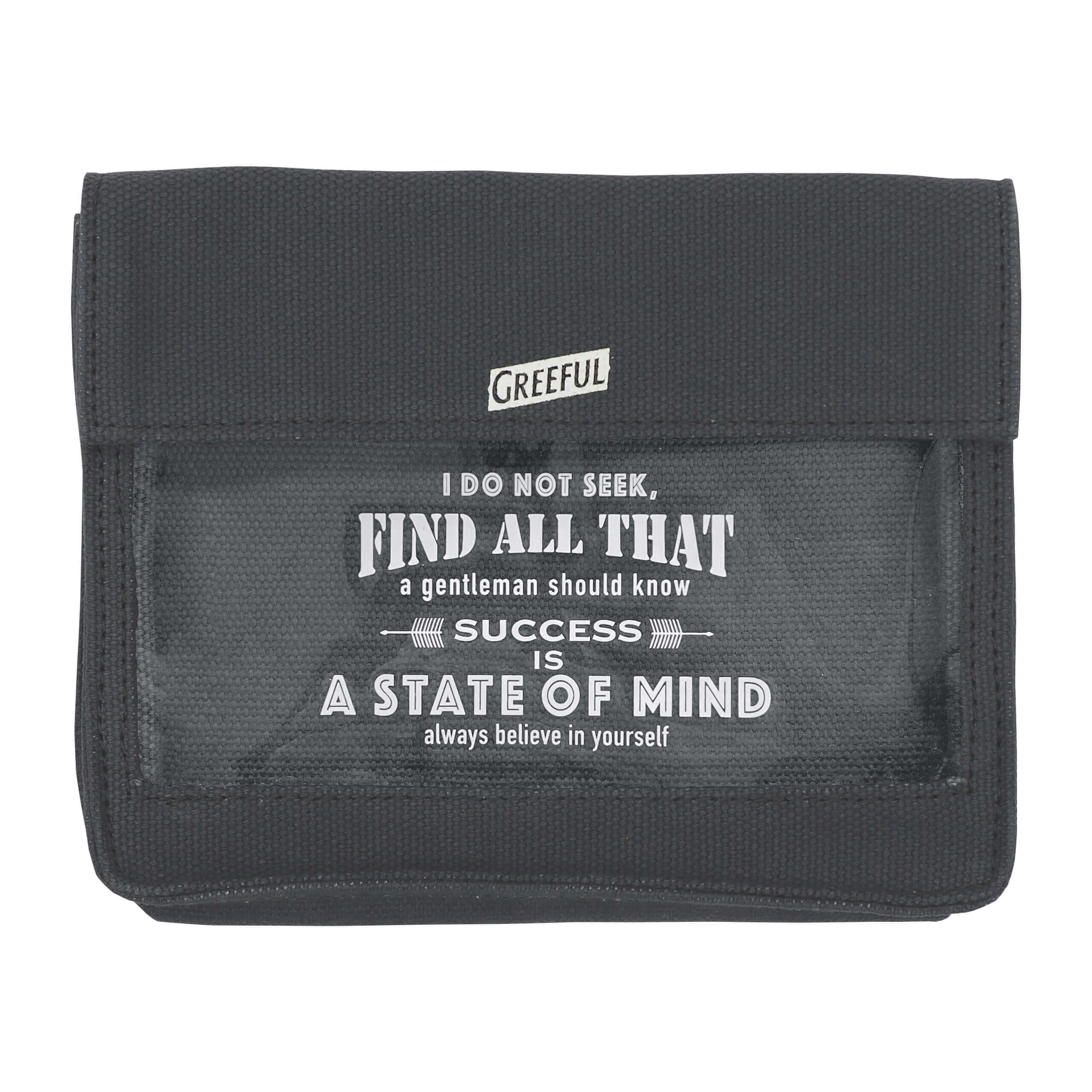 Stylish Transparent Canvas Organizer Pouch | Quick Find