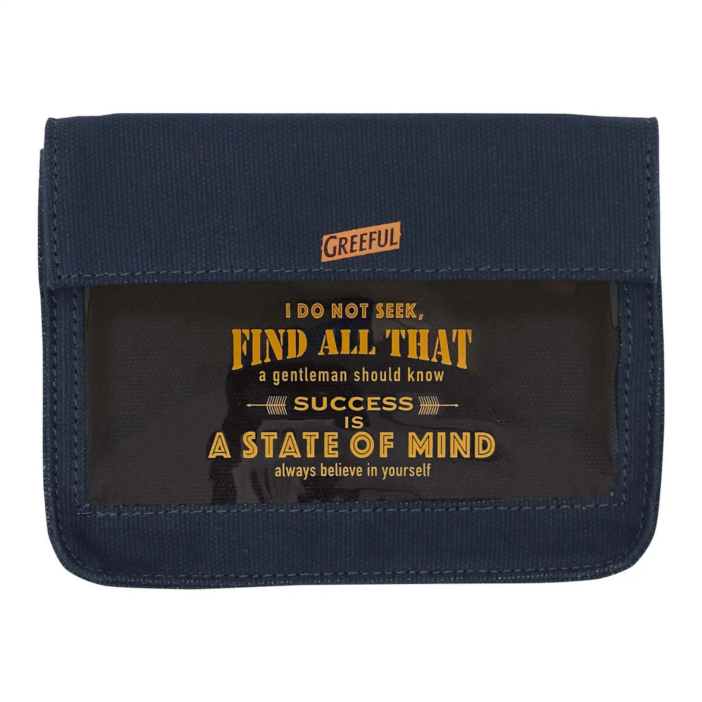 Stylish Transparent Canvas Organizer Pouch | Quick Find