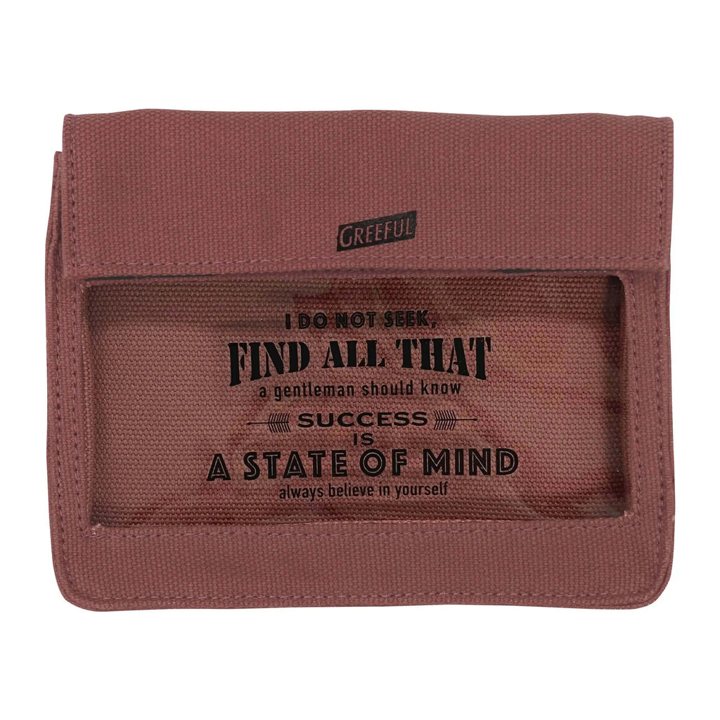 Stylish Transparent Canvas Organizer Pouch | Quick Find