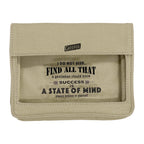 Stylish Transparent Canvas Organizer Pouch | Quick Find