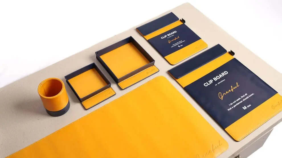 Best 6 Pc PU Leather Desk Organizer Deal