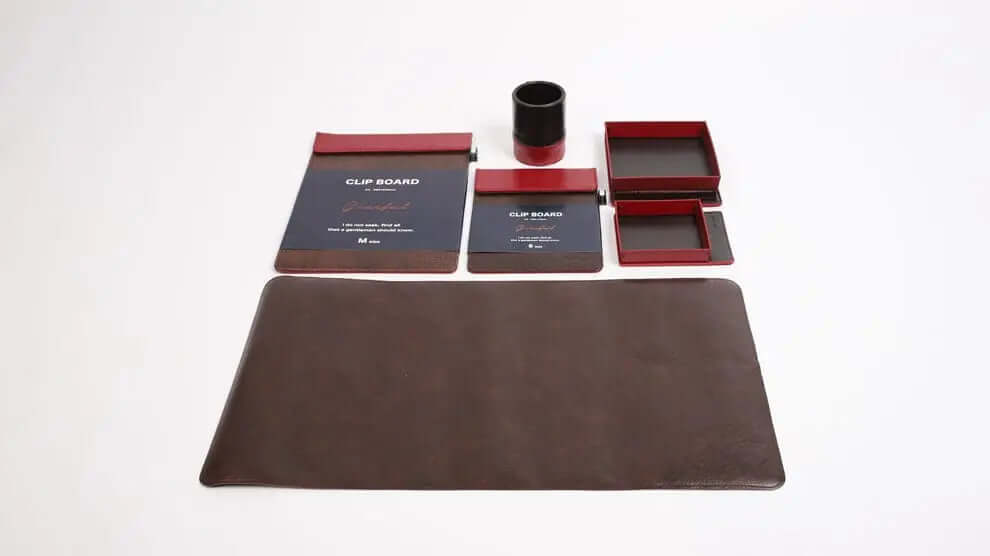 Best 6 Pc PU Leather Desk Organizer Deal