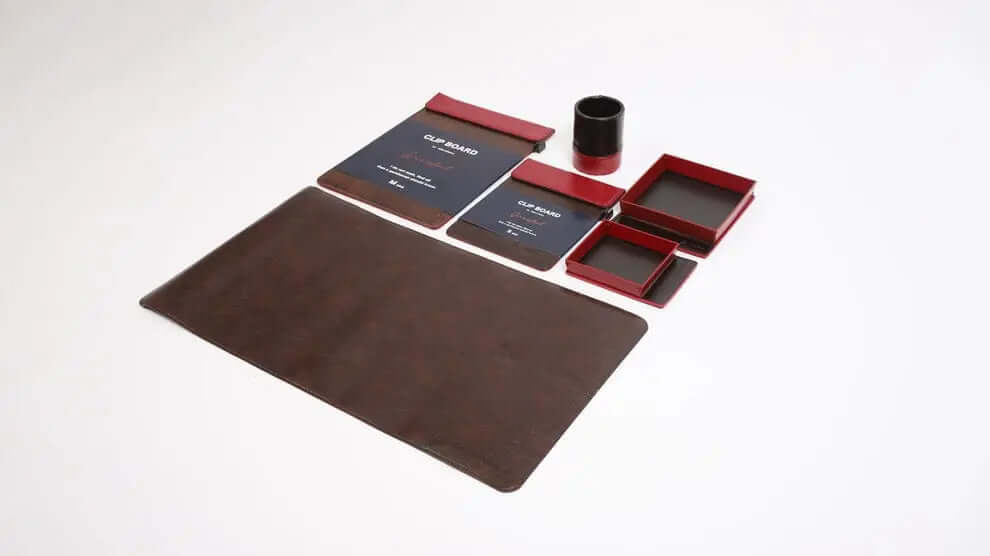 Best 6 Pc PU Leather Desk Organizer Deal