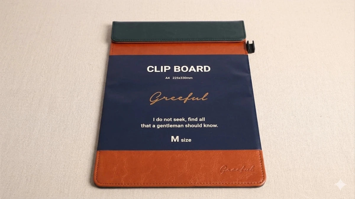 A4 PU Leather Magnetic Clipboard | Professional Organizer - Greeful
