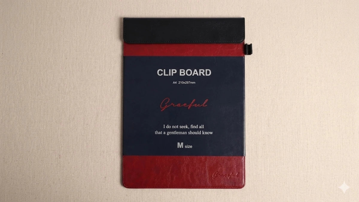 A4 PU Leather Magnetic Clipboard | Professional Organizer - Greeful