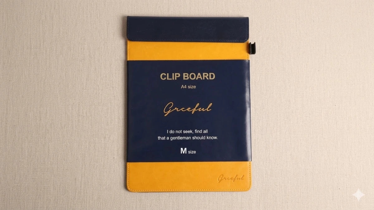 A4 PU Leather Magnetic Clipboard | Professional Organizer - Greeful