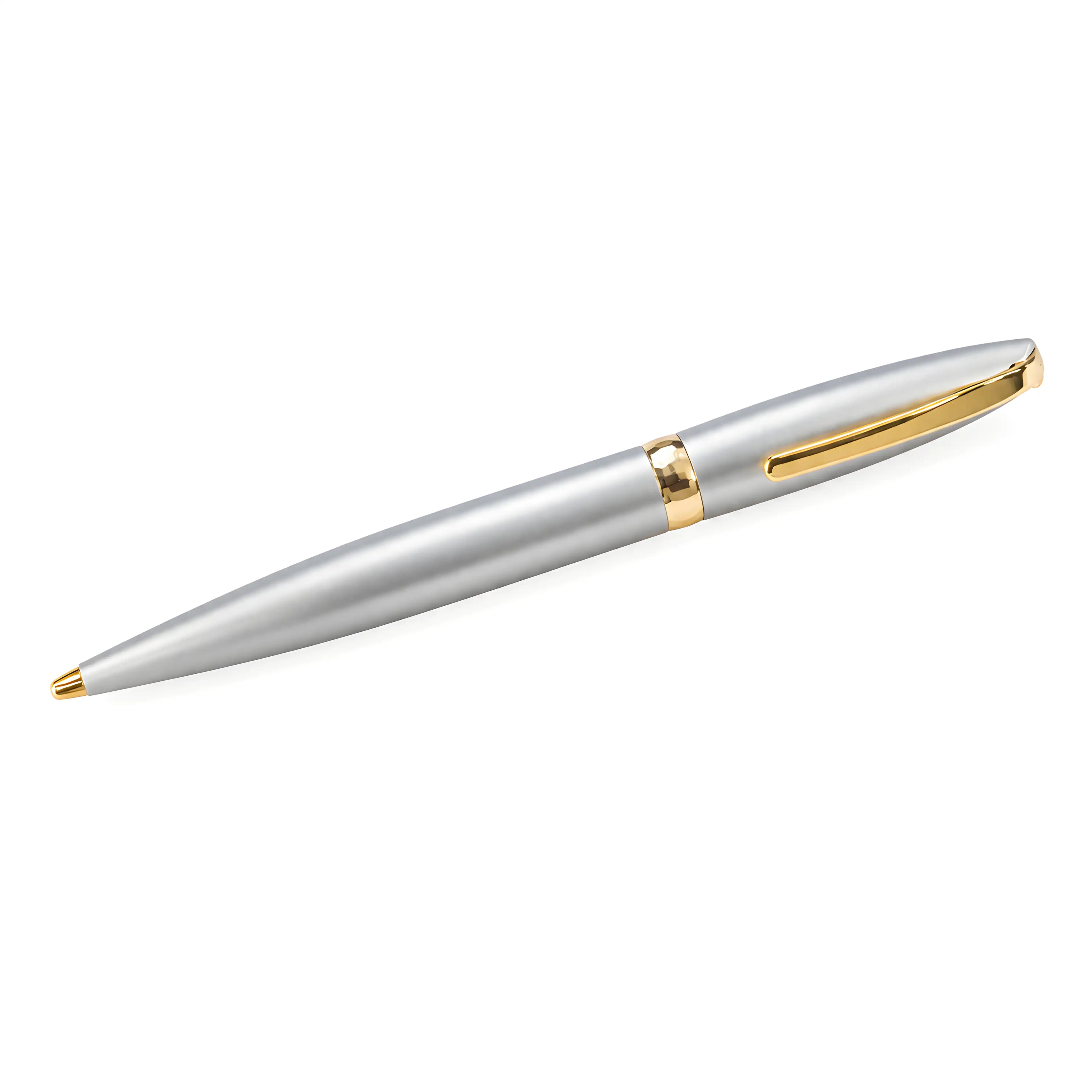 Stainless Steel Gold Ball Pen | Premium Executive Writing Instrument